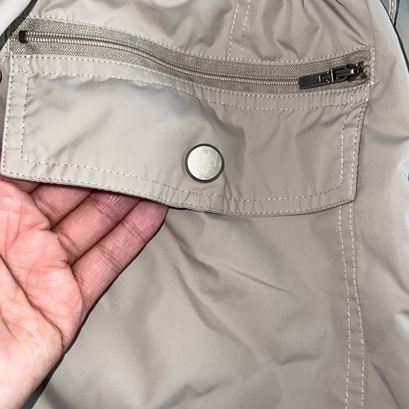 Style & Co. Hooded Anorak Jacket in White Truffle Size Large NWOT - Picture 6 of 7